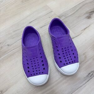 Native Kids Shoes - Purple Jefferson sugarlite child Sz c 9 unisex girls